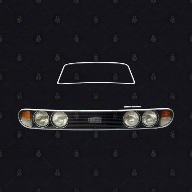 Triumph 2500 1970s classic car minimalist grille by soitwouldseem